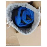SARISUN Travel Pillows for Airplanes, Airplane Pillow for Sleeping with 3D Eye Mask, 360° Support Headrest for Long Flight, Road Trip, Stop Bobblehead Relieve Neck Pain, Blue - Retail: $17 SARISUN Travel Pillows for Airplanes, Airplane Pillow for Sleeping with 3D Eye Mask, 360° Support Headrest for Long Flight, Road Trip, Stop Bobblehead Relieve Neck Pain, Blue - Retail: $17