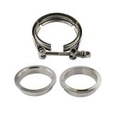 2 Inch Exhaust V Band Clamp With Male Female Flange Assembly Stainless Steel 2 PCS - Retail: $20 2 Inch Exhaust V Band Clamp With Male Female Flange Assembly Stainless Steel 2 PCS - Retail: $20