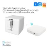 Fingerbot Smart Switch Button Pusher -Bluetooth App Control, Add fingerBot Hub Mini to Make it Compatible with Tuya Alexa, Google Home, IFTTT (Fingerbot 3 Generation) (Fingerbot Hub) - Retail: $20 Fingerbot Smart Switch Button Pusher -Bluetooth App Control, Add fingerBot Hub Mini to Make it Compatible with Tuya Alexa, Google Home, IFTTT (Fingerbot 3 Generation) (Fingerbot Hub) - Retail: $20