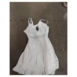 White ladies dress size S - White ladies dress size S -