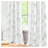 XTMYI Sage Green Curtains 90 Inches Long for Living Room,80percent Blackout Room Darkening Boho Cottagecore Decor Botanical Curtains Drapes for Bedroom 2 Panels Set,Light Green and Grey - Retail: $47 XTMYI Sage Green Curtains 90 Inches Long for Living Room,80percent Blackout Room Darkening Boho Cottagecore Decor Botanical Curtains Drapes for Bedroom 2 Panels Set,Light Green and Grey - Retail: $47