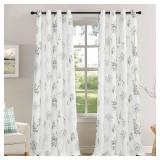 XTMYI Sage Green Curtains 90 Inches Long for Living Room,80percent Blackout Room Darkening Boho Cottagecore Decor Botanical Curtains Drapes for Bedroom 2 Panels Set,Light Green and Grey - Retail: $47 XTMYI Sage Green Curtains 90 Inches Long for Living Room,80percent Blackout Room Darkening Boho Cottagecore Decor Botanical Curtains Drapes for Bedroom 2 Panels Set,Light Green and Grey - Retail: $47
