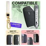 Lucrum for Kia Key Fob Cover and Leather Keychain - TPU Key Case for Kia Sportage, Soul, Forte, Telluride, EV6, Niro, K5, Stinger - 2018-2023 Keyfob Cover - White and Gold - Retail: $13 Lucrum for Kia Key Fob Cover and Leather Keychain - TPU Key Case for Kia Sportage, Soul, Forte, Telluride, EV6, Niro, K5, Stinger - 2018-2023 Keyfob Cover - White and Gold - Retail: $13
