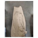 Ladies tan large dress tie on strap strapless - Ladies tan large dress tie on strap strapless -