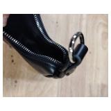 Small Black Zippered Shoulder Bag Small Black Zippered Shoulder Bag