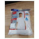 Men s Hanes CST14 ComfortBlend Slim Fit Crew T-Shirts - 4 Pack (White L) - Retail: $48 Men s Hanes CST14 ComfortBlend Slim Fit Crew T-Shirts - 4 Pack (White L) - Retail: $48