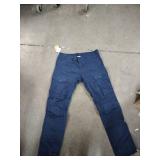 Plain Navy Blue Cargo Pants, 38W by 34L Plain Navy Blue Cargo Pants, 38W by 34L