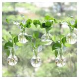 Bunmery 6 pcs Window Propagation Stations, Easy to Install Plant Propagation Bulbs with Suckion Cups, No Nails Wall Hanging Planter Propagation Station, Glass Plant Terrarium Vase - Retail: $31 Bunmery 6 pcs Window Propagation Stations, Easy to Install Plant Propagation Bulbs with Suckion Cups, No Nails Wall Hanging Planter Propagation Station, Glass Plant Terrarium Vase - Retail: $31