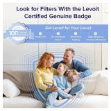 LEVOIT Air Purifiers for Bedroom Home Dorm, 3-in-1 Filter Cleaner with Fragrance Sponge for Better Sleep, Filters Smoke, Allergies, Pet Dander, Odor, Dust, Office, Desktop, Core Mini-P, White - Retail LEVOIT Air Purifiers for Bedroom Home Dorm, 3-in-1 Filter Cleaner with Fragrance Sponge for Better Sleep, Filters Smoke, Allergies, Pet Dander, Odor, Dust, Office, Desktop, Core Mini-P, White - Retail