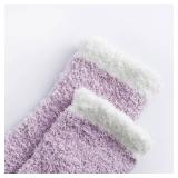 Breslatte Non Slip Hospital Socks with Grips for Women Grip Gripper Slipper Socks for Women Fluffy Gifts - Retail: $15 Breslatte Non Slip Hospital Socks with Grips for Women Grip Gripper Slipper Socks for Women Fluffy Gifts - Retail: $15