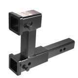 Towever 84131 Towever Trailer 2 inches Dual Hitch Receiver Adapter Extender for Towing and Riser for Bicycle Rack, Extra Long Towing Accessories - Retail: $40 Towever 84131 Towever Trailer 2 inches Dual Hitch Receiver Adapter Extender for Towing and Riser for Bicycle Rack, Extra Long Towing Accessories - Retail: $40