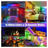 BOSITE 2 Pack 50W 96 LED RGB Light Bars Waterproof IP66 Smart APP/Remote Control Wall Washer Lights DIY 16 Millions Colors LED Light Bars for Room Stage Lighting Garden Outdoor Indoor - Retail: $50 BOSITE 2 Pack 50W 96 LED RGB Light Bars Waterproof IP66 Smart APP/Remote Control Wall Washer Lights DIY 16 Millions Colors LED Light Bars for Room Stage Lighting Garden Outdoor Indoor - Retail: $50
