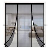 RELIANCER Fiberglass Magnetic Double Door Screen,Fit Doors Size 60\x80\in,Auto Close Screen Door Mesh w/Magnets,Patio Doorway Mosquito Net Screens,Self-Closing Doors Cover,Doorway Curtain Mesh Partiti RELIANCER Fiberglass Magnetic Double Door Screen,Fit Doors Size 60\x80\in,Auto Close Screen Door Mesh w/Magnets,Patio Doorway Mosquito Net Screens,Self-Closing Doors Cover,Doorway Curtain Mesh Partiti