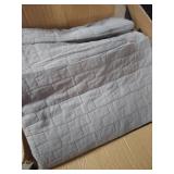 Twin Quilt Set, Gray, 68x86" + 20x26"  - Retail: $45 Twin Quilt Set, Gray, 68x86" + 20x26"  - Retail: $45