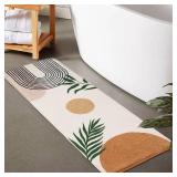 bsheuancek Boho Bathroom Runner Rug Non Slip, Large Long Bathroom Rugs Cute Bath Mat for Bedroom Hallway Kitchen, Soft Washable Shower Rug bsheuancek Boho Bathroom Runner Rug Non Slip, Large Long Bathroom Rugs Cute Bath Mat for Bedroom Hallway Kitchen, Soft Washable Shower Rug