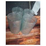 FORTESSA Orbetto Outdoor Hobnail Plastic Drinkware, 13 Ounce Iced Beverage Cocktail Glass (Set of 4), Break-Resistant Acrylic Drinkware Collection, Sage Green - Retail: $40 FORTESSA Orbetto Outdoor Hobnail Plastic Drinkware, 13 Ounce Iced Beverage Cocktail Glass (Set of 4), Break-Resistant Acrylic Drinkware Collection, Sage Green - Retail: $40