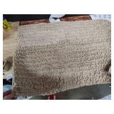 34x24" Cream Chenille Bath Mat (Proportions in Stock Photo are Smaller* 34x24" Cream Chenille Bath Mat (Proportions in Stock Photo are Smaller*