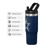 FOCO Dallas Cowboys NFL 30 oz Straw Tumbler - Retail: $30 FOCO Dallas Cowboys NFL 30 oz Straw Tumbler - Retail: $30