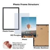 JCJMY 13x16 Picture Frame Black for Wall Hanging, Wall Mounting Horizontally or Vertically, 13 x 16 Wall Gallery Poster Photo Frame with Shatter Resistant Plexiglass, Black ( slight damage in top left JCJMY 13x16 Picture Frame Black for Wall Hanging, Wall Mounting Horizontally or Vertically, 13 x 16 Wall Gallery Poster Photo Frame with Shatter Resistant Plexiglass, Black ( slight damage in top left