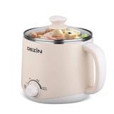 Dezin Electric Pot, 1.6L Ramen Cooker, Hot Pot Electric Stainless Steel, Multifunctional Cooker for Egg, Pasta, Soup, Porridge, Oatmeal with Temperature Control and Keep Warm Function - Retail: $27 Dezin Electric Pot, 1.6L Ramen Cooker, Hot Pot Electric Stainless Steel, Multifunctional Cooker for Egg, Pasta, Soup, Porridge, Oatmeal with Temperature Control and Keep Warm Function - Retail: $27