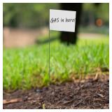 Zozen 100Pack White Marking Flags, Writable/15x4x5 Inch, Yard Flags for Lawn and Irrigation and Landscape and Sprinkler and Survey and Dog Training. - Retail: $13 Zozen 100Pack White Marking Flags, Writable/15x4x5 Inch, Yard Flags for Lawn and Irrigation and Landscape and Sprinkler and Survey and Dog Training. - Retail: $13