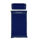 Kanjo Acupressure Mat and Pillow Set for Back Pain Relief and Neck Pain Relief, with Pressure Points for Muscle Pain Relief with Travel Bag - Navy - Retail: $80 Kanjo Acupressure Mat and Pillow Set for Back Pain Relief and Neck Pain Relief, with Pressure Points for Muscle Pain Relief with Travel Bag - Navy - Retail: $80