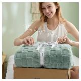 Bedsure GentleSoft Sage Green Throw Blanket for Couch - Checkered Fleece Blankets Gifts for Women Men Girls, Cute Soft Cozy Throw for Bedroom Home Decor Gifts, 50x60 Inche Bedsure GentleSoft Sage Green Throw Blanket for Couch - Checkered Fleece Blankets Gifts for Women Men Girls, Cute Soft Cozy Throw for Bedroom Home Decor Gifts, 50x60 Inche