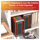MaxGear Hanging File Organizer for Letter Size Folders, Metal Mesh File Holder with Handles, Portable Filing Crate Storage Box, Black - Retail: $16 MaxGear Hanging File Organizer for Letter Size Folders, Metal Mesh File Holder with Handles, Portable Filing Crate Storage Box, Black - Retail: $16