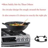 Wok Ring, Replacement Parts Cast Iron Wok Support Ring for Gas Stove Burner Grate Samsung, GE, Kitchenaid, LG, Whirlpool, Frigidaire, Kenmore Etc Gas Stove Stand Rack Accessories - Retail: $16 Wok Ring, Replacement Parts Cast Iron Wok Support Ring for Gas Stove Burner Grate Samsung, GE, Kitchenaid, LG, Whirlpool, Frigidaire, Kenmore Etc Gas Stove Stand Rack Accessories - Retail: $16