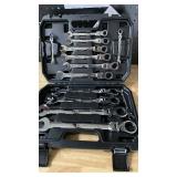 Prostormer 14-Piece SAE Flex-Head Ratcheting Wrench Set, 1/4\ to 1\in Combination Wrench Kit with Storage Case, 72 Tooth, Cr-V Steel Constructed - Retail: $65 Prostormer 14-Piece SAE Flex-Head Ratcheting Wrench Set, 1/4\ to 1\in Combination Wrench Kit with Storage Case, 72 Tooth, Cr-V Steel Constructed - Retail: $65