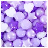 Heopeis Ball Pit Balls Pack of 200 Crush Proof Plastic - Purple Colors in Reusable Play Toys for Kids Ball Pit, Playpen, Party with Storage Bag Indoor Outdoor, 200pcs - Retail: $30 Heopeis Ball Pit Balls Pack of 200 Crush Proof Plastic - Purple Colors in Reusable Play Toys for Kids Ball Pit, Playpen, Party with Storage Bag Indoor Outdoor, 200pcs - Retail: $30