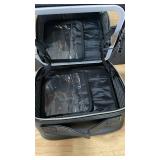 Chomeiu Makeup Bag with LED Mirror, Travel Makeup Case for Women and Makeup Artists Cosmetic Organizer Large Make Up Bags with Light Up Mirror, 3 Color Lights, Adjustable Dividers and Brush Holder - R Chomeiu Makeup Bag with LED Mirror, Travel Makeup Case for Women and Makeup Artists Cosmetic Organizer Large Make Up Bags with Light Up Mirror, 3 Color Lights, Adjustable Dividers and Brush Holder - R