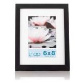 Snap - 6\x8\in Wall Mount Mat Picture - Perfect for Showcasing Memories in Style - Versatile and Durable Design for Home or Office Décor - Rectangular Black TableTop - Single Picture Frame - Retail:  Snap - 6\x8\in Wall Mount Mat Picture - Perfect for Showcasing Memories in Style - Versatile and Durable Design for Home or Office Décor - Rectangular Black TableTop - Single Picture Frame - Retail: