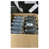 KOMUEE 10 Packs 30 oz Glass Meal Prep Containers,Glass Food Storage Containers with Lids,Airtight Lunch Bento Boxes,Microwave,Freezer and Dishwasher,Gray - Retail: $44 KOMUEE 10 Packs 30 oz Glass Meal Prep Containers,Glass Food Storage Containers with Lids,Airtight Lunch Bento Boxes,Microwave,Freezer and Dishwasher,Gray - Retail: $44