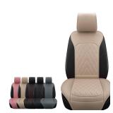 Sanwom Universal Front Leather Car Seat Covers 2 Pcs Luxury Seat Covers, Anti-Slip Waterproof Auto Driver Cushions Fit SUV Pickup Van Sedan, Chevy Silverado GMC Sierra Dodge Ram Tacoma Ford - Retail:  Sanwom Universal Front Leather Car Seat Covers 2 Pcs Luxury Seat Covers, Anti-Slip Waterproof Auto Driver Cushions Fit SUV Pickup Van Sedan, Chevy Silverado GMC Sierra Dodge Ram Tacoma Ford - Retail: