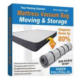 Queen/Full/Full-XL Foam Mattress Vacuum Bag for Moving, Vacuum Seal Mattress Bag with Straps - Retail: $24 Queen/Full/Full-XL Foam Mattress Vacuum Bag for Moving, Vacuum Seal Mattress Bag with Straps - Retail: $24