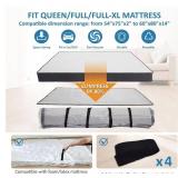 Queen/Full/Full-XL Foam Mattress Vacuum Bag for Moving, Vacuum Seal Mattress Bag with Straps - Retail: $24 Queen/Full/Full-XL Foam Mattress Vacuum Bag for Moving, Vacuum Seal Mattress Bag with Straps - Retail: $24