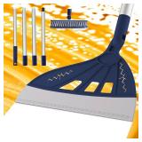 Magic Air Broom, Squeegee Broom for Floor Cleaning, 60 Multifunctional Floor Squeegee with Aluminum Adjustable Handle, Magic Broom for Glass, Fine Dust, Pet Hair, Liquids (Ocean Blue) - Retail: $2 Magic Air Broom, Squeegee Broom for Floor Cleaning, 60 Multifunctional Floor Squeegee with Aluminum Adjustable Handle, Magic Broom for Glass, Fine Dust, Pet Hair, Liquids (Ocean Blue) - Retail: $2