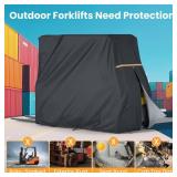 SANTIANO Forklift Cover, Fit 3000-5000lbs, Waterproof, Dustproof, UV-Proof, 420DSilver-Coated Waterproof Oxford Cloth, All-Season Protection Forklift Cab Cover, (102 \*45\in *82 \inInches) - Retail: $ SANTIANO Forklift Cover, Fit 3000-5000lbs, Waterproof, Dustproof, UV-Proof, 420DSilver-Coated Waterproof Oxford Cloth, All-Season Protection Forklift Cab Cover, (102 \*45\in *82 \inInches) - Retail: $
