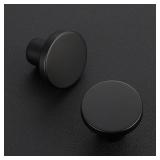Ravinte 60 Pack Cabinet Knobs Black Kitchen Cabinet Knobs Round Dresser Drawer Knobs Matte Black Drawer Pulls Closet Door Knobs 1-1/5 Inch - Retail: $56 Ravinte 60 Pack Cabinet Knobs Black Kitchen Cabinet Knobs Round Dresser Drawer Knobs Matte Black Drawer Pulls Closet Door Knobs 1-1/5 Inch - Retail: $56