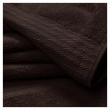 GLAMBURG Ultra Soft 6-Piece Hand Towel Set 16x28-100percent Ringspun Cotton - Durable and Highly Absorbent Hand Towels - Ideal for use in Bathroom, Kitchen, Gym, Spa and General Cleaning - Chocolate B GLAMBURG Ultra Soft 6-Piece Hand Towel Set 16x28-100percent Ringspun Cotton - Durable and Highly Absorbent Hand Towels - Ideal for use in Bathroom, Kitchen, Gym, Spa and General Cleaning - Chocolate B