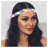 ACEDRE Light Up Rhinestone Headband LED Rave Headpiece Glow Silver Crystal for Women - Retail: $10 ACEDRE Light Up Rhinestone Headband LED Rave Headpiece Glow Silver Crystal for Women - Retail: $10