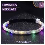 ACEDRE Light Up Rhinestone Headband LED Rave Headpiece Glow Silver Crystal for Women - Retail: $10 ACEDRE Light Up Rhinestone Headband LED Rave Headpiece Glow Silver Crystal for Women - Retail: $10