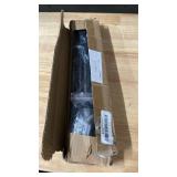 GXOACKJ Curtain Rods for windows 32-62 inch, 5/8 inch Decorative Matte Black Splicing Heavy Duty Metal Curtain Rod set with Brackets - Retail: $10 GXOACKJ Curtain Rods for windows 32-62 inch, 5/8 inch Decorative Matte Black Splicing Heavy Duty Metal Curtain Rod set with Brackets - Retail: $10