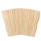 WISYOK 8 inch Craft Sticks, 50 Pack Wood Wavy Sticks, Fan Handles, Large Popsicle Sticks for Crafts, Wedding Programs, DIY Crafting, Painting Mixing - Retail: $7 WISYOK 8 inch Craft Sticks, 50 Pack Wood Wavy Sticks, Fan Handles, Large Popsicle Sticks for Crafts, Wedding Programs, DIY Crafting, Painting Mixing - Retail: $7