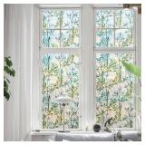 Finnez Window Privacy Film 3D Static Cling Window Film, No Glue Heat Control and 96percent UV Blocking for Home Office, Decorative Frosted Glass Cover 23.6 Inch x 6.5 Feet - Retail: $27 Finnez Window Privacy Film 3D Static Cling Window Film, No Glue Heat Control and 96percent UV Blocking for Home Office, Decorative Frosted Glass Cover 23.6 Inch x 6.5 Feet - Retail: $27