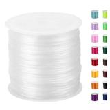 Bracelet String?1mm Elastic String Crystal Stretch Bead String Cord for Bracelet, Beading and Jewelry Making?Clear white/60mand197ft - Retail: $4 Bracelet String?1mm Elastic String Crystal Stretch Bead String Cord for Bracelet, Beading and Jewelry Making?Clear white/60mand197ft - Retail: $4