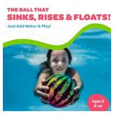 Watermelon Ball JR Durable Fillable Pool Toy for Underwater Games - Football, Basketball and Rugby - Perfect for Water Parties - Fun for Adults and Kids Alike - Ages 6+, 6.5\ Multicolor - Retail: $20 Watermelon Ball JR Durable Fillable Pool Toy for Underwater Games - Football, Basketball and Rugby - Perfect for Water Parties - Fun for Adults and Kids Alike - Ages 6+, 6.5\ Multicolor - Retail: $20