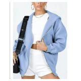 Pretty Garden Light Blue Zip Detail Track Jacket Small - Retail: $45 Pretty Garden Light Blue Zip Detail Track Jacket Small - Retail: $45