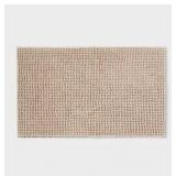 34x24" Cream Chenille Bath Mat (Proportions in Stock Photo are Smaller* 34x24" Cream Chenille Bath Mat (Proportions in Stock Photo are Smaller*